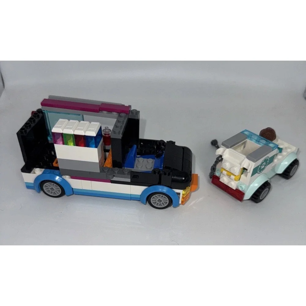 Lego City Penguin Slushy Van Set and a Small Van Incomplete sets
